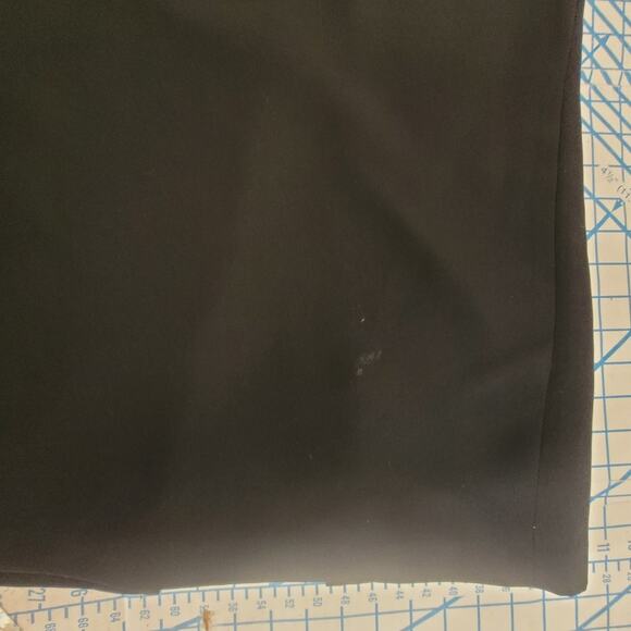 Liz Claiborne Vintage Black Lace Trim 3 Button‎ Whimsy  Midi Shirt Set Suit - Picture 15 of 16